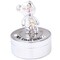 Matashi Chrome Plated Mini Silver Teddy Bear Keepsake Box For Kids